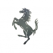 Наклейка малая Конь PKTA 094 серебро