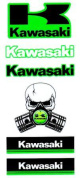 Комплект светоотражающих наклеек Кавасаки 143 PTZ-143