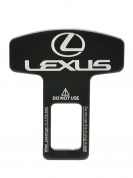 Заглушка ремня  LUX Лексус ZML 0201 металлическая с лазерной гравировкой