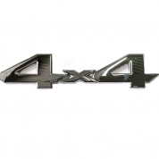Шильдик 4X4 № 3 серебряный SHK 032-05 металл