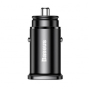 ЗУ-прикуриватель "Baseus AS01" , мини, 2 разъема USB+Type-C, быстрая зарядка, общая максимальная мощность 30W