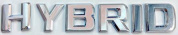 Шильдик эмблема автомобильный SHKP Hibrid S  серебро пластик