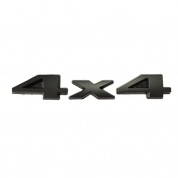 Шильдик 4X4 № 2 черный SHK 032-02B металл