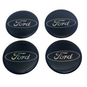 Силиконовые наклейки на диски Ford NND 007 голографические 4 шт