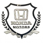 Наклейка малая Хонда щит PKTA 145 серебро