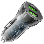ЗУ-прикуриватель "Hoco Z47" быстрая зарядка QC3.0 2-USB 20W