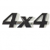 Шильдик 4X4 черный SHK 030-01 металлический