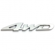 Шильдик 4WD SHK 029 металлический хром