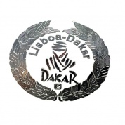 Наклейка малая Дакар PKTA 082 серебро