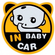 Светоотражающая наклейка Ребенок в машине 4 NCM 206