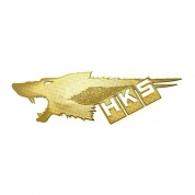 Наклейка малая Волк ХКС PKTA 158 золото