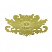 Наклейка малая Герб золотой PKTA 078 золото