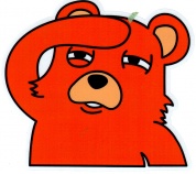 Наклейка "Медведь" NKT 7060-02 светоотражающая