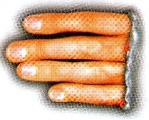 Виниловая наклейка Пальцы GRC 4955
