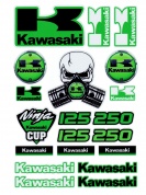 Комплект светоотражающих наклеек "Кавасаки 243" PKTZ 243