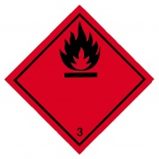 Виниловая наклейка Опасный груз (легковоспламеняющиеся жидкости) GRC 6662