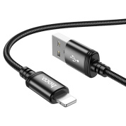 Кабель "Hoco X89IP USB-Apple черный" 2.4A длина 1M