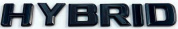 Шильдик эмблема автомобильный SHKP Hibrid B черный пластик