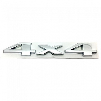 Шильдик 4X4 SHK 032-02 металлический серебряный