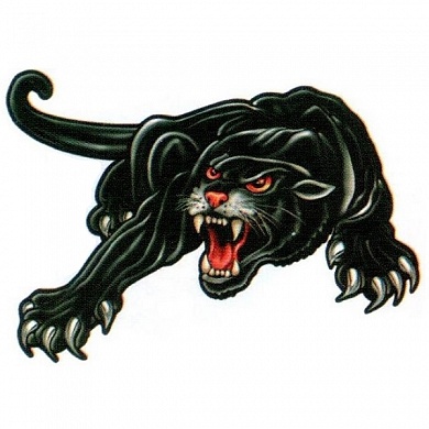 Виниловая наклейка Пантера в стойке GRC 5170 средняя
