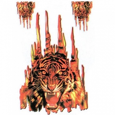 Виниловая наклейка Тигр №1 GRC 4238