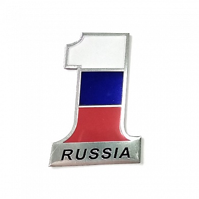 Шильдик Харлей №1 Россия SHK 018-01 металлический