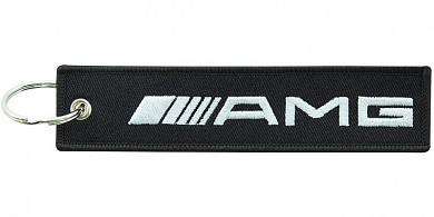 Тканевый брелок АМГ BMV 007 с вышивкой