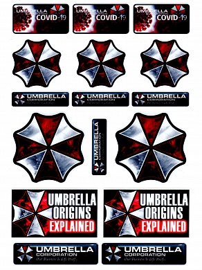 Комплект светоотражающих наклеек "Umbrella 907" PKTZ-907