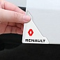 Защита углов дверей автомобиля Renault / Рено ZDU 010 уголки прозрачные, комплект 2 шт.