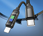 Кабель Hoco U126TIB lantern charging data cable T.C to IP черный