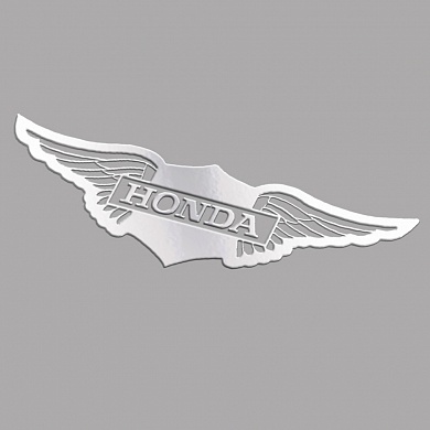 Наклейка металлическая "Хонда крылья" PKTA 191