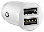 ЗУ-прикуриватель "Baseus ML02" белый,  2 разъема USB, общая максимальная мощность 3,1А