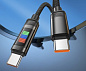 Кабель Hoco U126TTB 100w charging data cable Type-c to Type-c черный