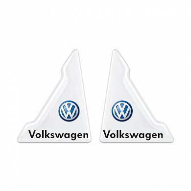 Защита углов дверей автомобиля Volkswagen / Фольксваген ZDU 016 уголки прозрачные, комплект 2 шт.