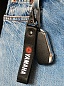 Тканевый брелок с карабином Mashinokom Ямаха/Yamaha BTL 013 черный