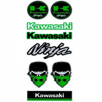 Комплект светоотражающих наклеек Кавасаки 138 PTZ-138