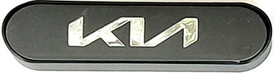 Автовизитка "Стандарт KIA" TPCB 015 со скрываемым номером комплект магнитных цифр (можно менять номера)