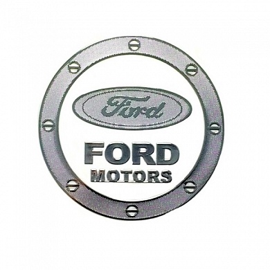 Наклейка малая Форд круг PKTA 144 серебро