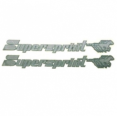 Наклейка малая Суперспринт PKTA 012 серебро 2 шт