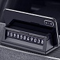 Автовизитка "Универсал держатель" со скрываемым номером, с подставкой для смартфона 2 в 1